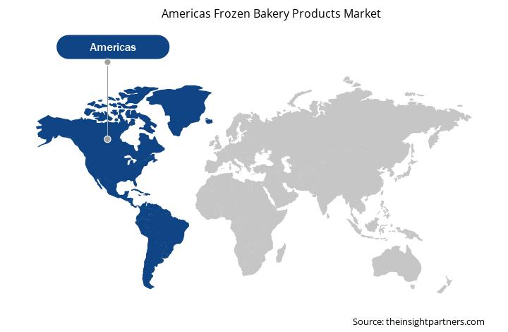 mercado de productos de panadería congelados en américa - geografía global