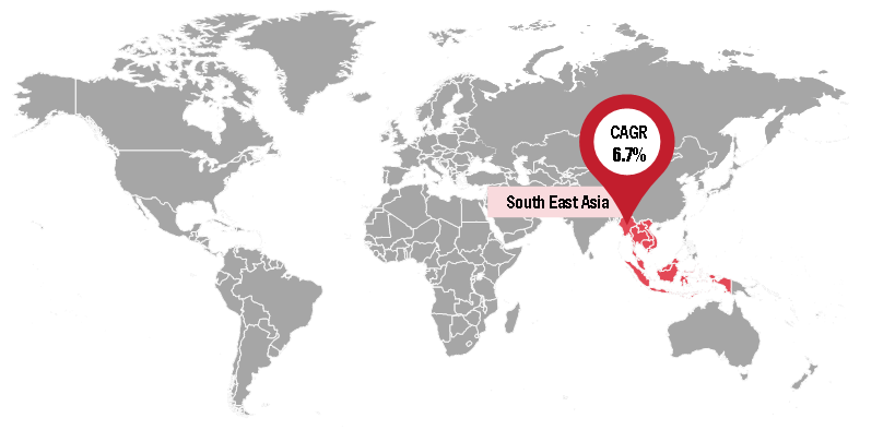 South East Asia & Africa Flue Gas Desulfurization Market Breakdown – by Region, 2020