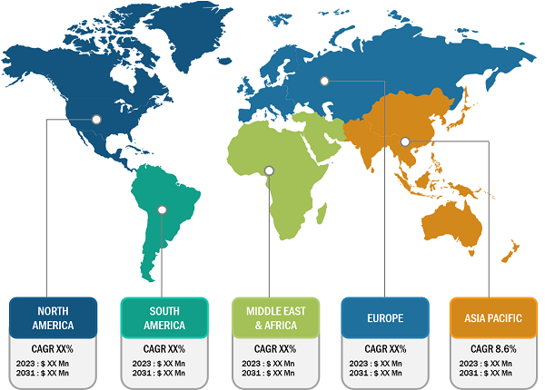 Anatomic Pathology Market Share, by Region, 2023 (%)