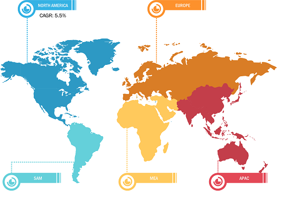 Global Cosmetic Polymer Ingredients Market Breakdown – by Region